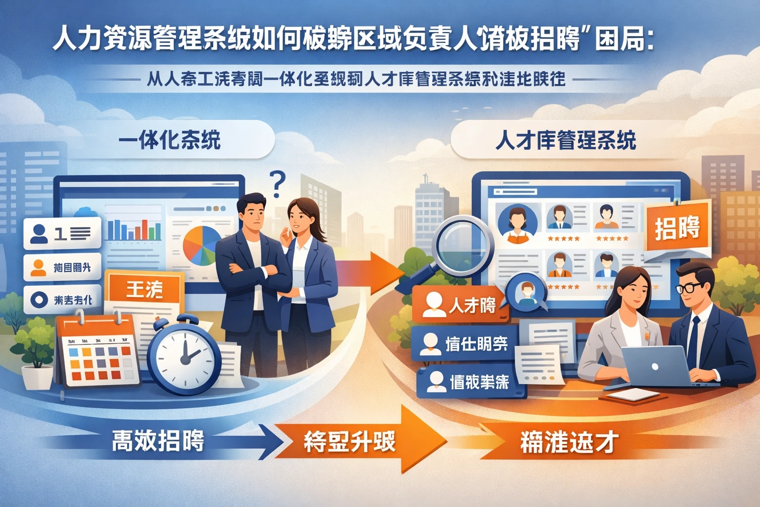 人力资源管理系统如何破解区域负责人“消极招聘”困局：从人事工资考勤一体化系统到人才库管理系统的落地路径