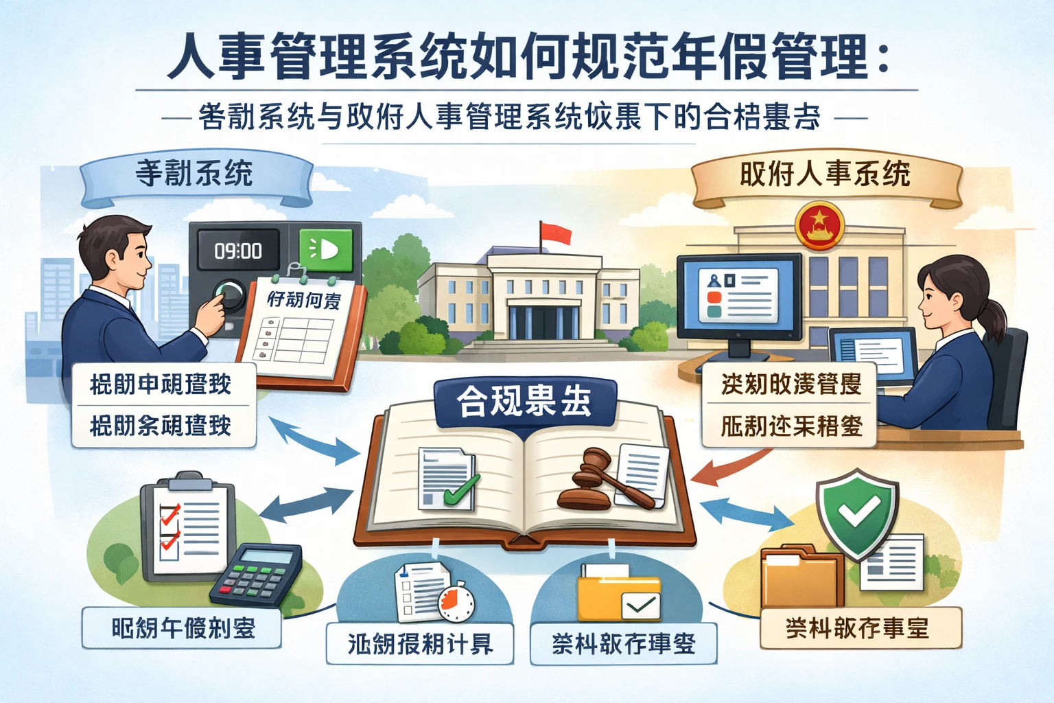 人事管理系统如何规范年假管理：考勤系统与政府人事管理系统场景下的合规要点