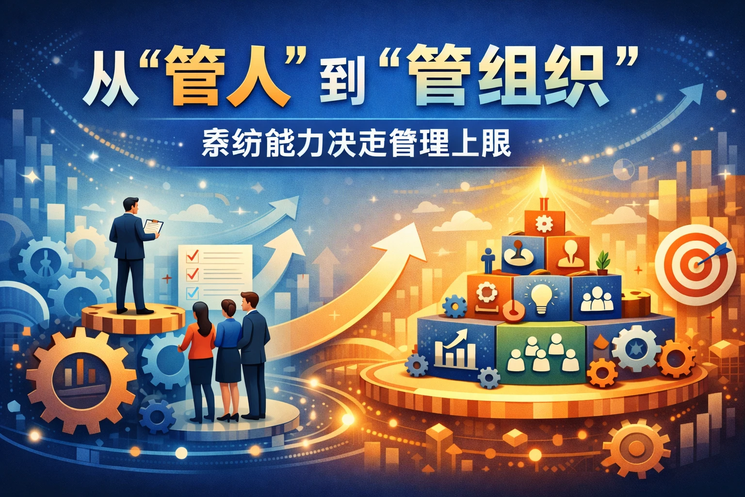 从“管人”到“管组织”，系统能力决定管理上限