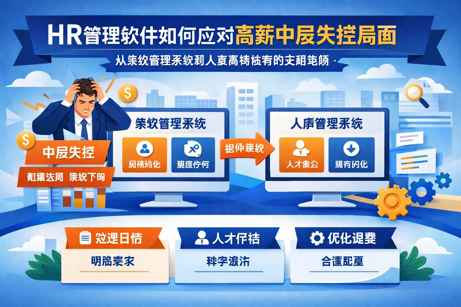 HR管理软件如何应对高薪中层失控局面:从绩效管理系统到人事系统推荐的实战思路