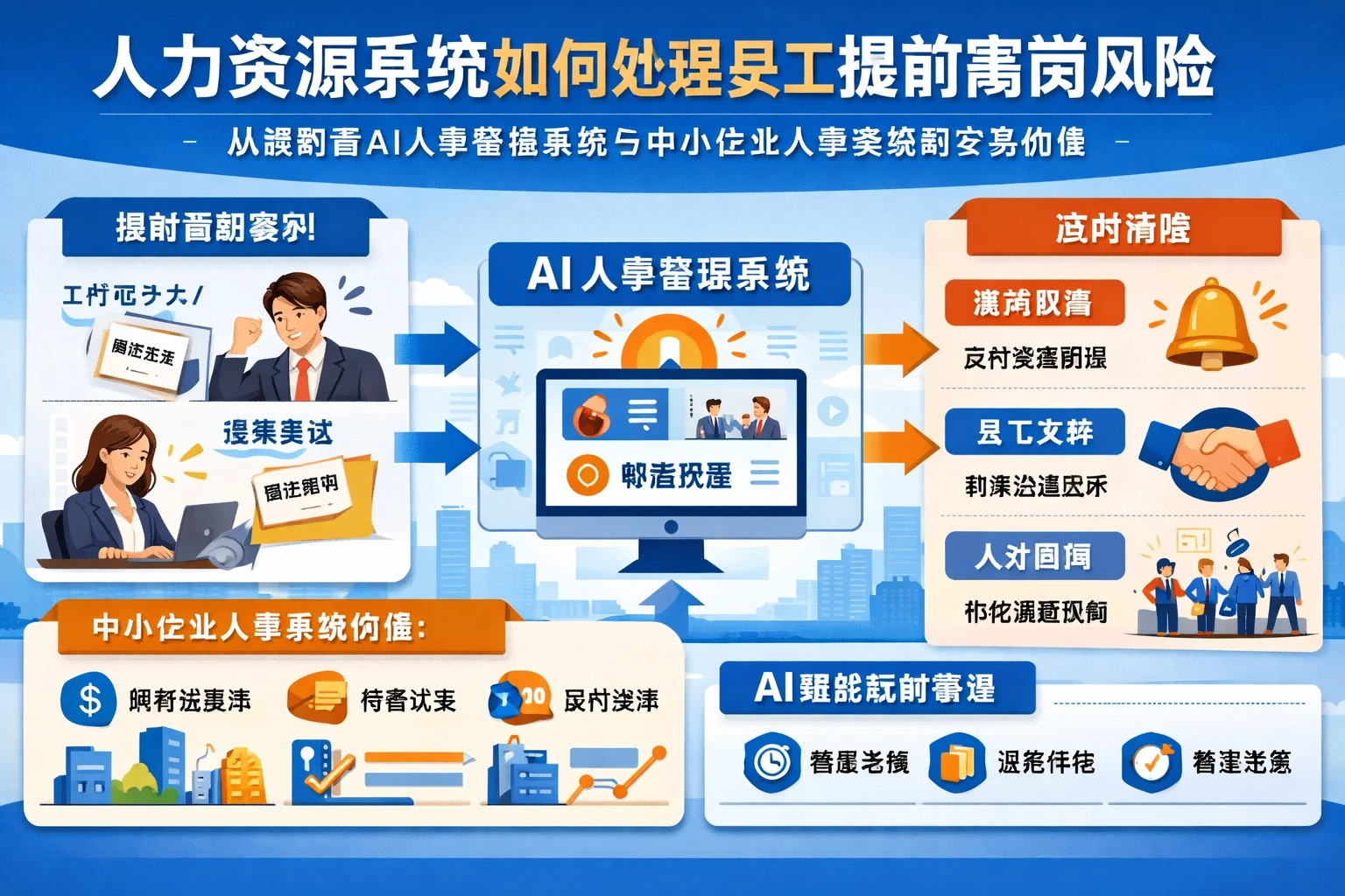 人力资源系统如何处理员工提前离岗风险：从案例看AI人事管理系统与中小企业人事系统的实务价值