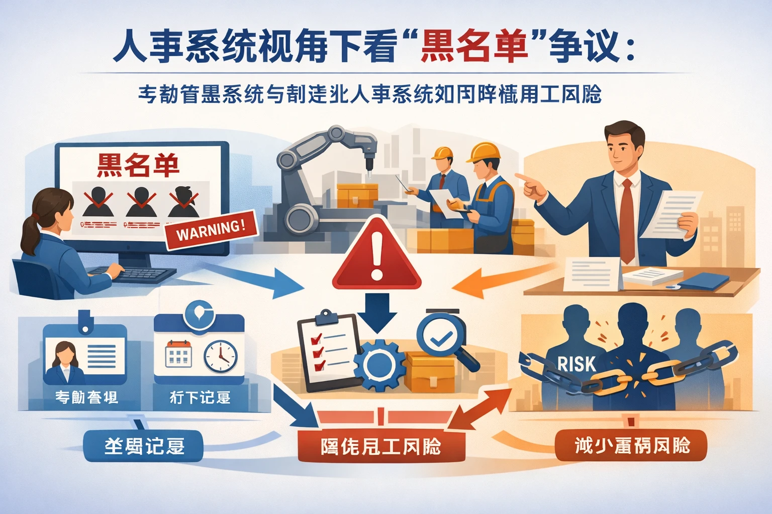 人事系统视角下看“黑名单”争议：考勤管理系统与制造业人事系统如何降低用工风险