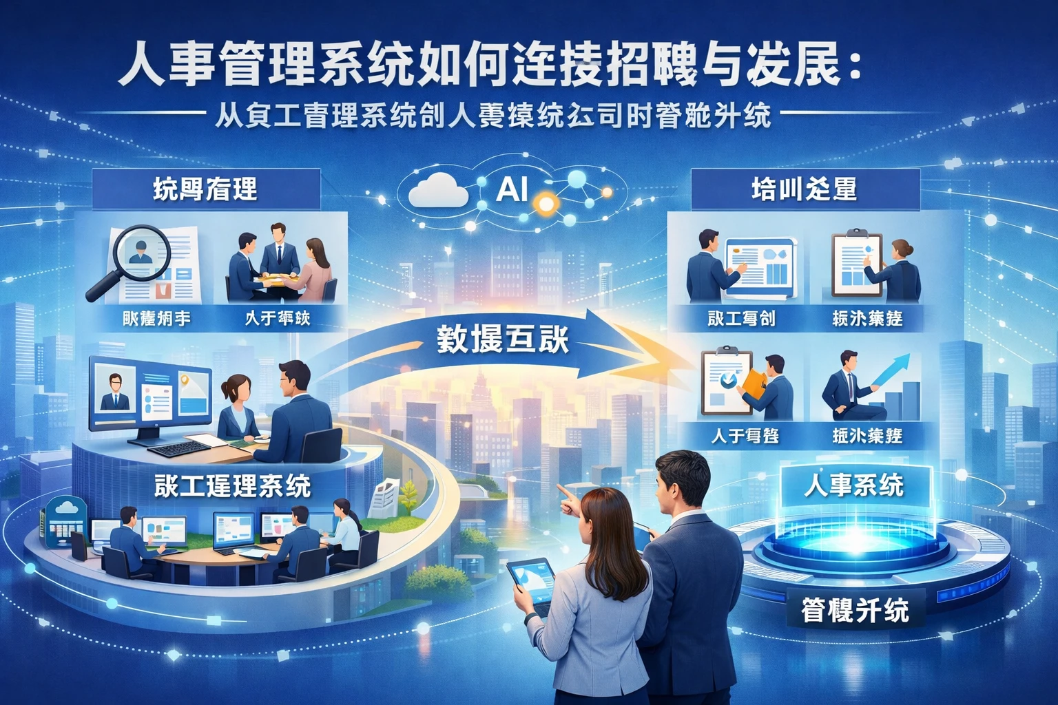 人事管理系统如何连接招聘与发展：从员工管理系统到人事系统公司的智能升级