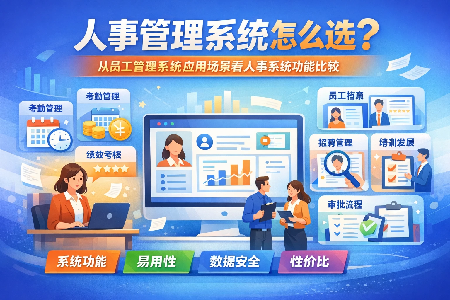 人事管理系统怎么选?从员工管理系统应用场景看人事系统功能比较