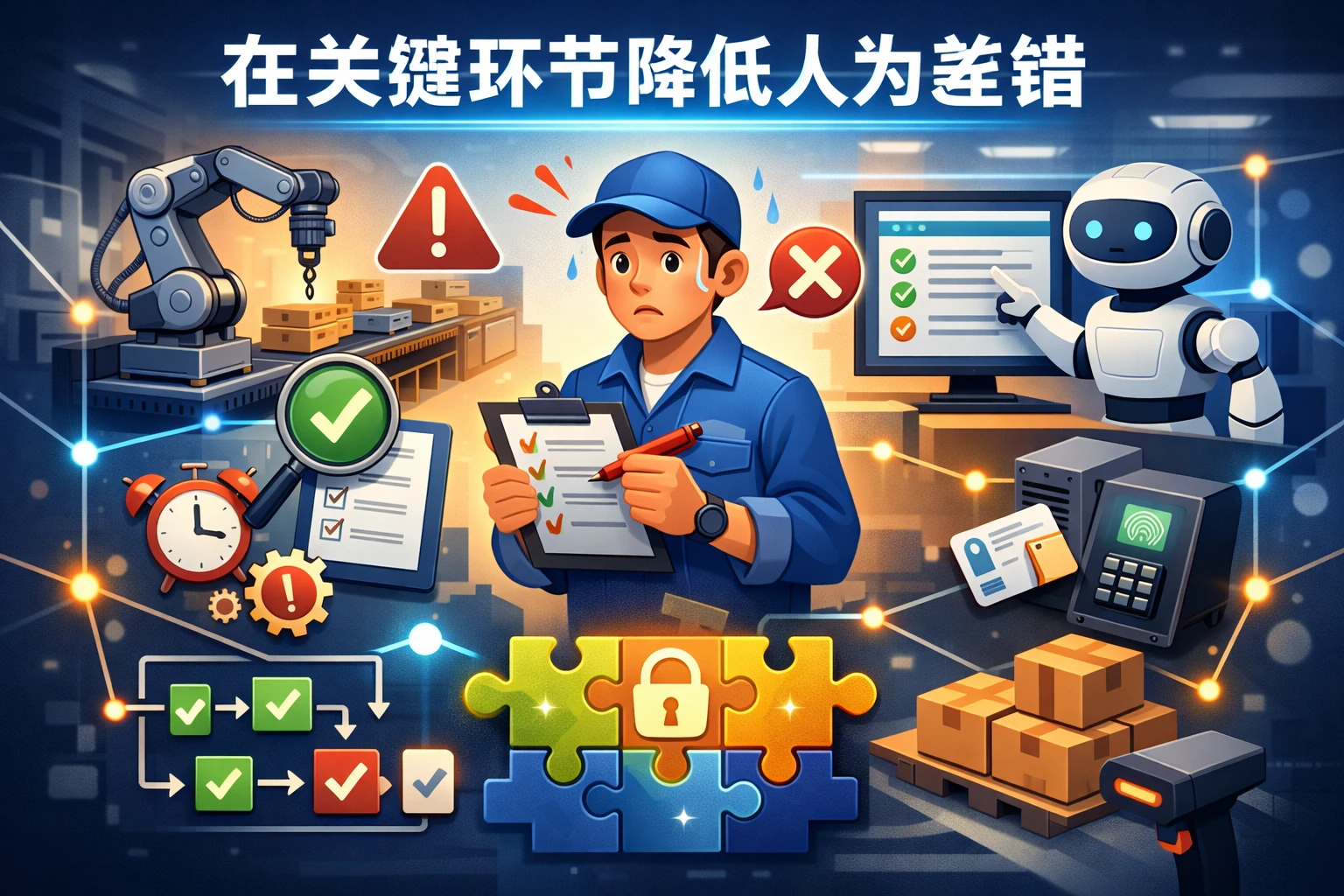 在关键环节降低人为差错