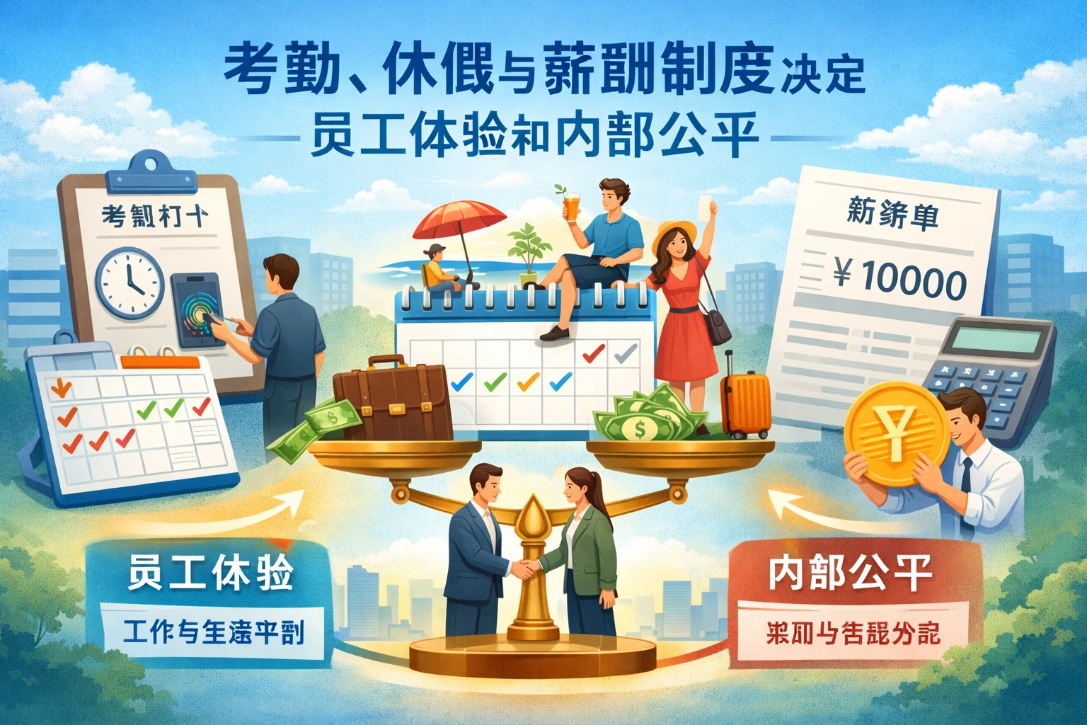考勤、休假与薪酬制度决定员工体验和内部公平