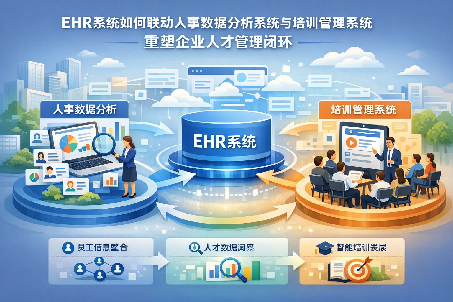 ehr系统如何联动人事数据分析系统与培训管理系统，重塑企业人才管理闭环