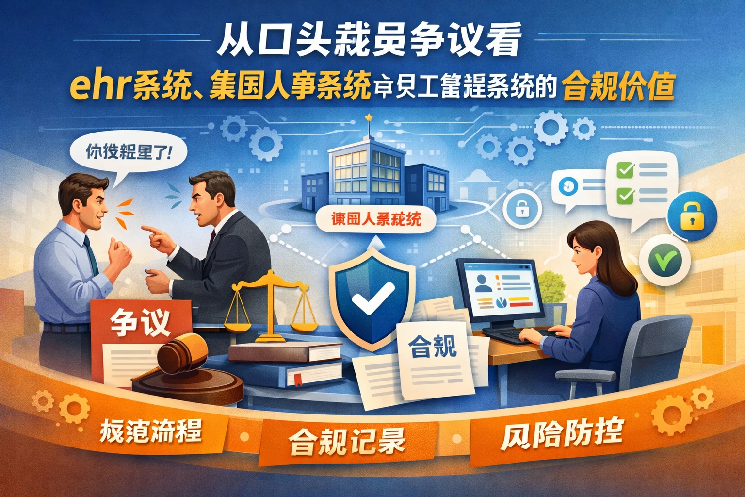 从口头裁员争议看ehr系统、集团人事系统与员工管理系统的合规价值