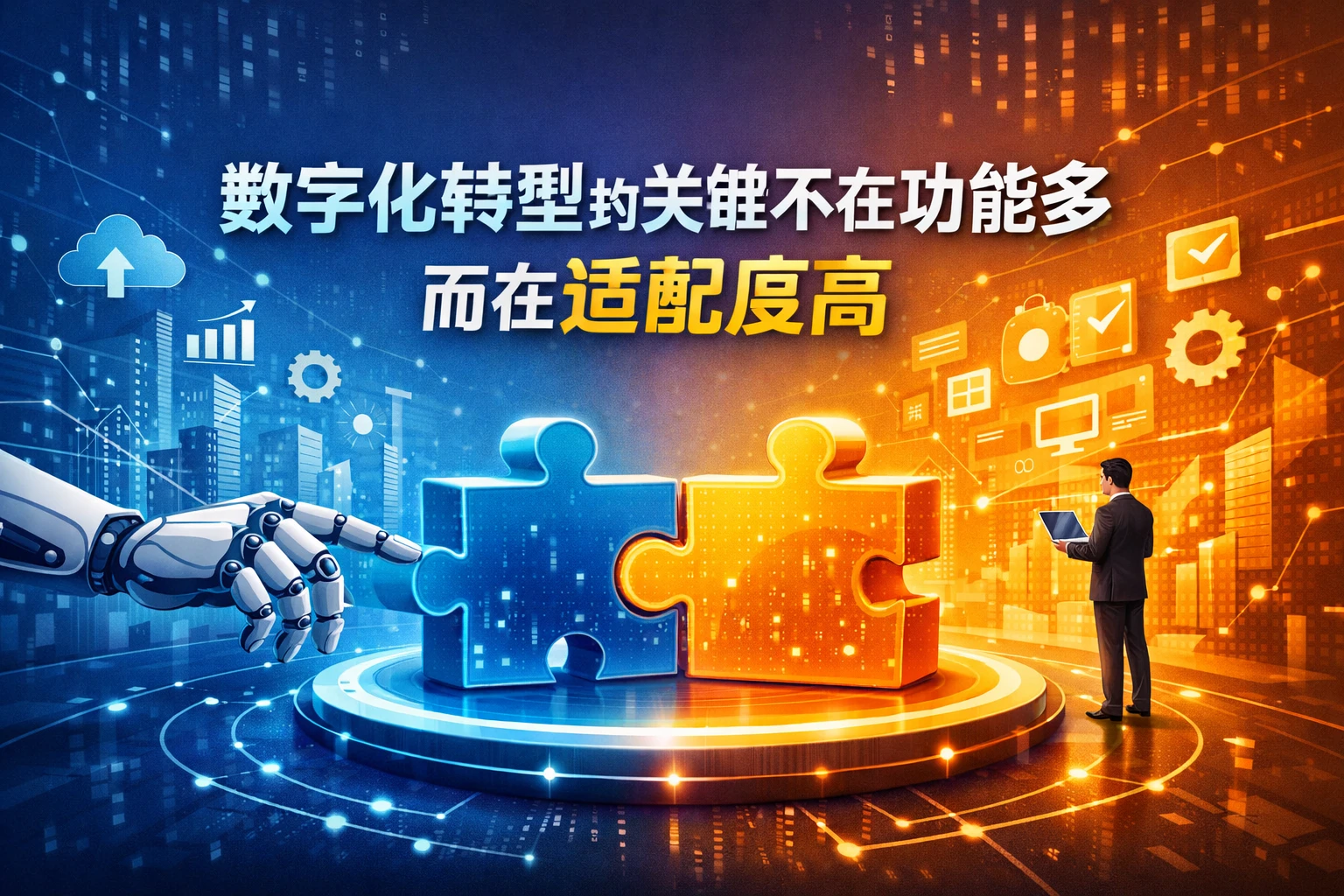 数字化转型的关键不在功能多,而在适配度高