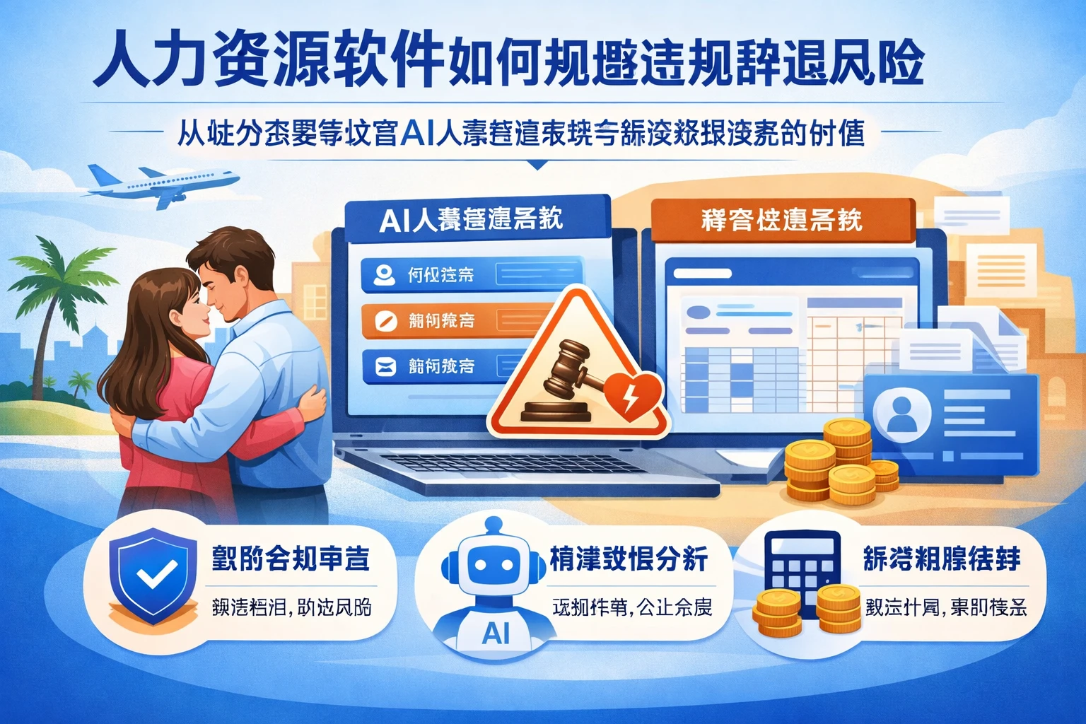人力资源软件如何规避违规辞退风险：从驻外恋爱争议看AI人事管理系统与薪资核算系统的价值