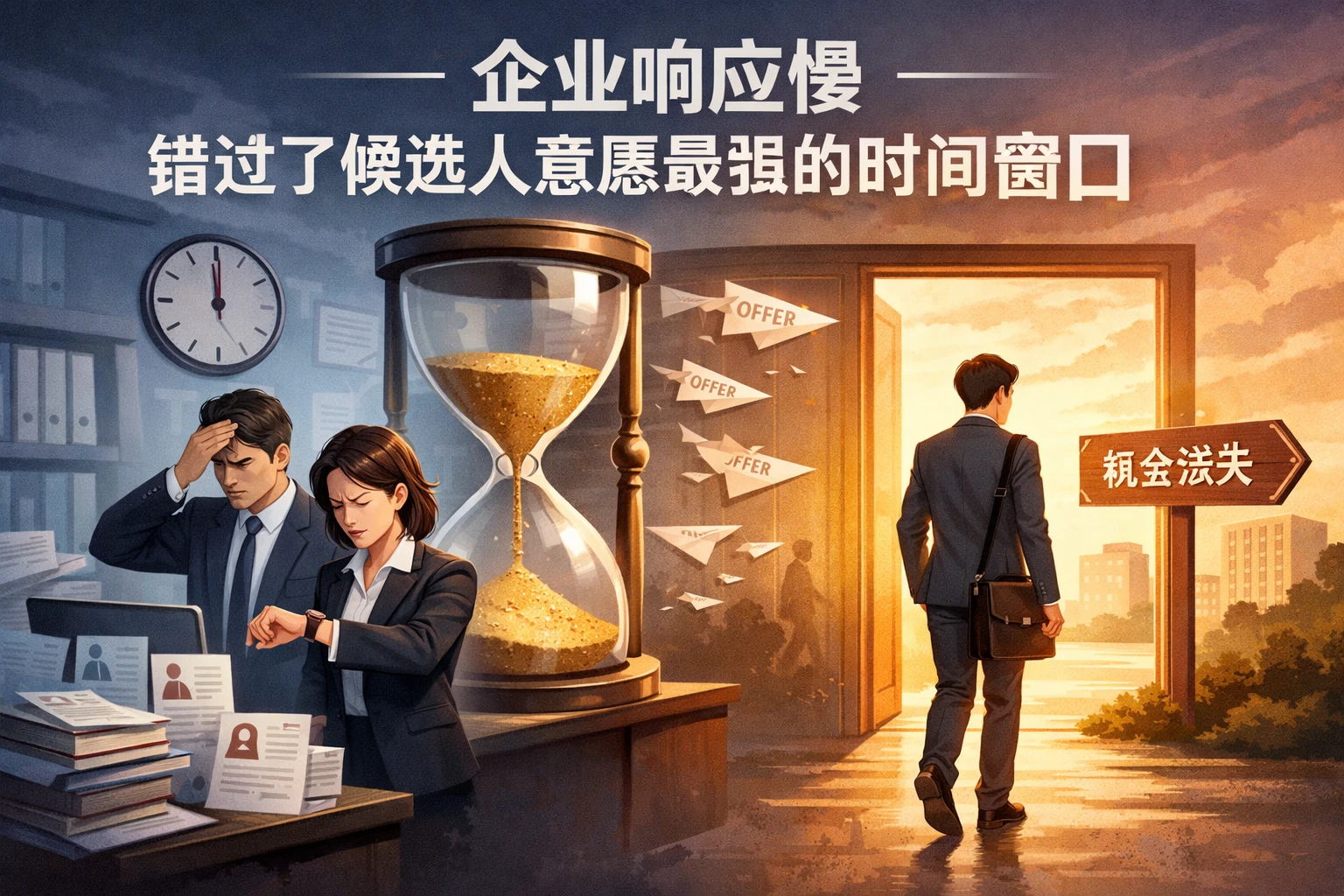 企业响应慢，错过了候选人意愿最强的时间窗口