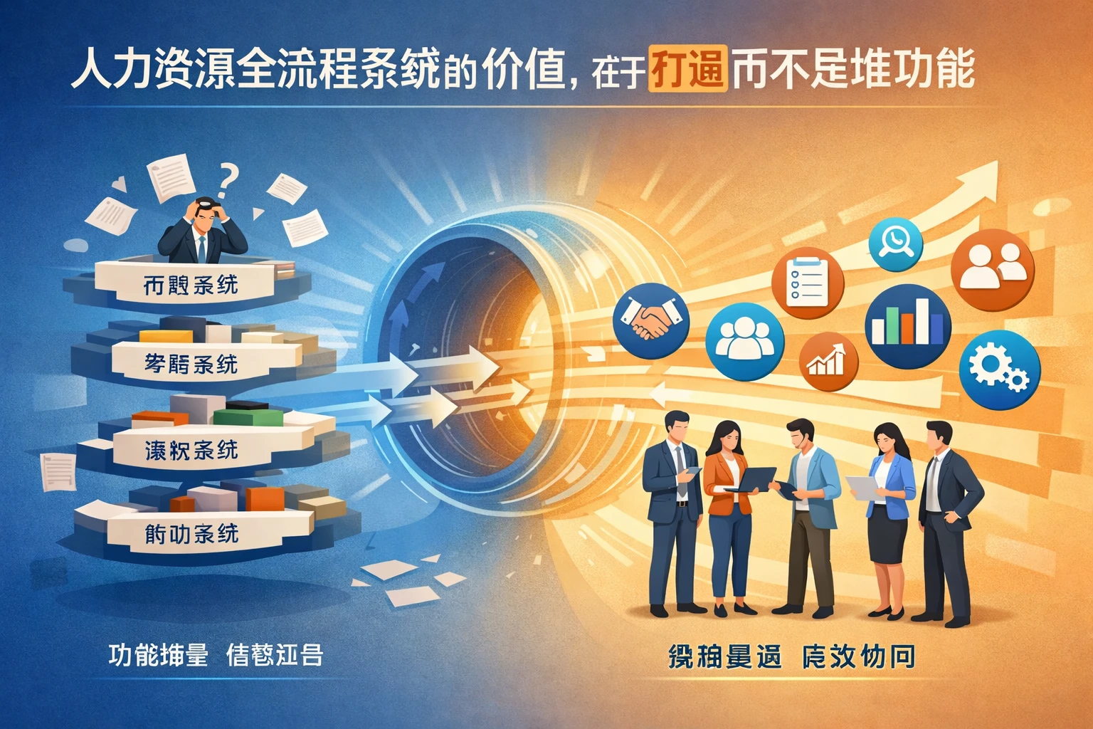 人力资源全流程系统的价值，在于打通而不是堆功能