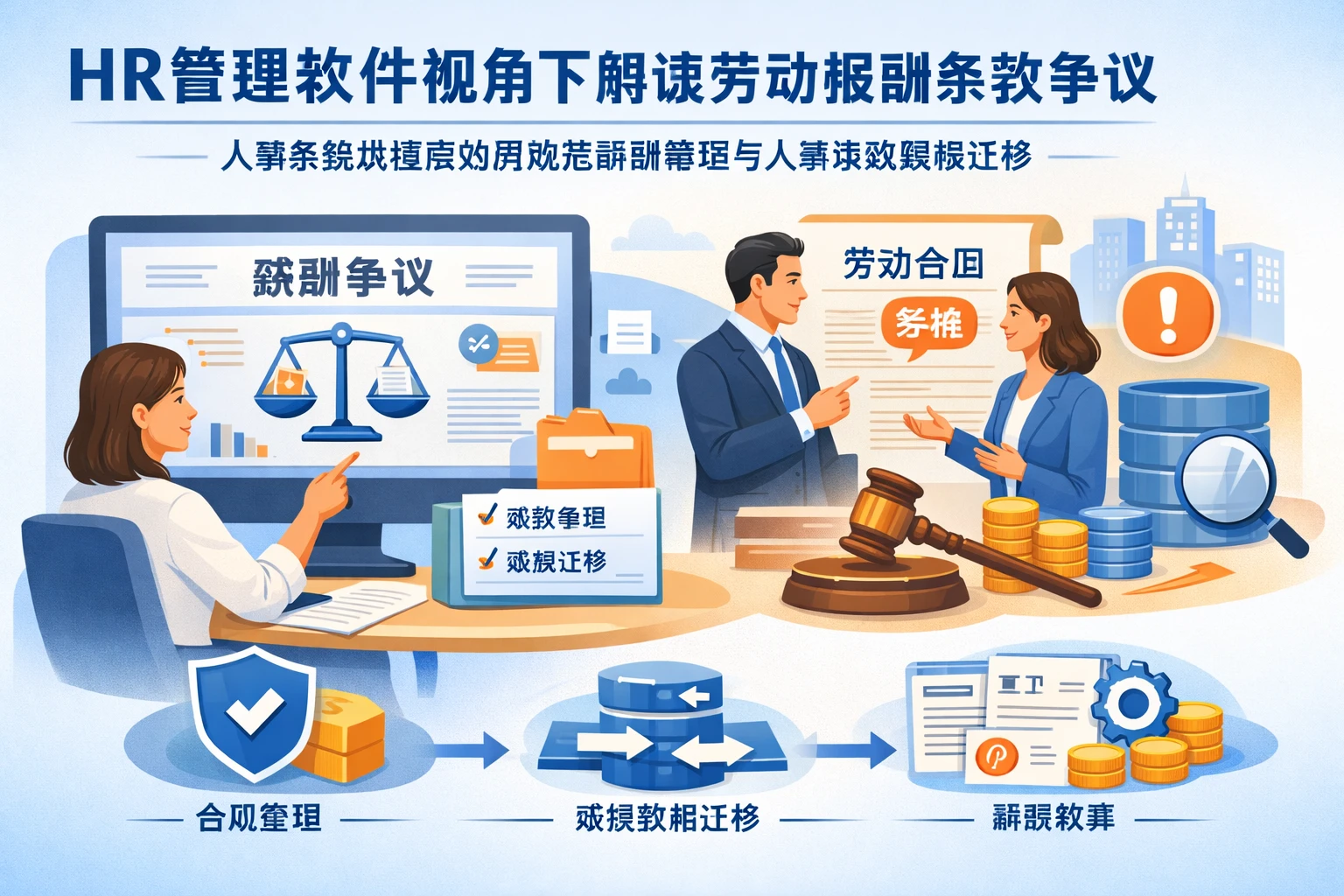 HR管理软件视角下解读劳动报酬条款争议：人事系统供应商如何规范薪酬管理与人事系统数据迁移