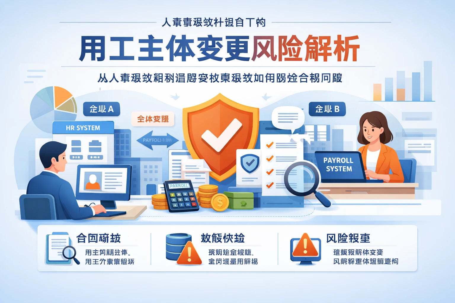 人事管理软件视角下的用工主体变更风险解析:从人事系统案例看薪资核算系统如何防控合规问题