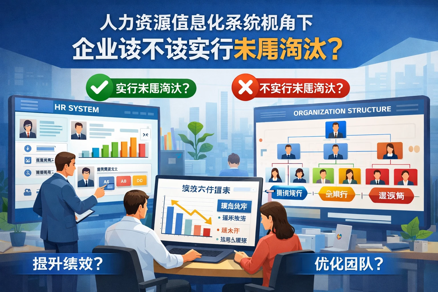 人力资源信息化系统视角下，企业该不该实行末尾淘汰？结合人事系统演示与组织架构管理系统看绩效治理