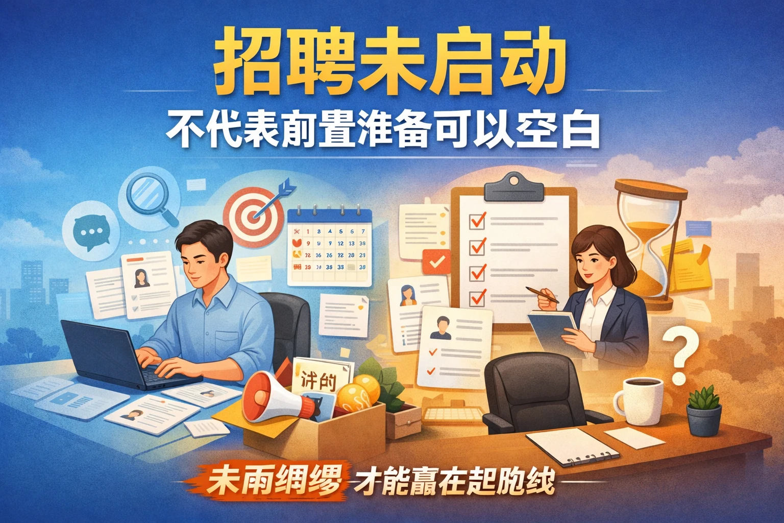 招聘未启动，不代表前置准备可以空白