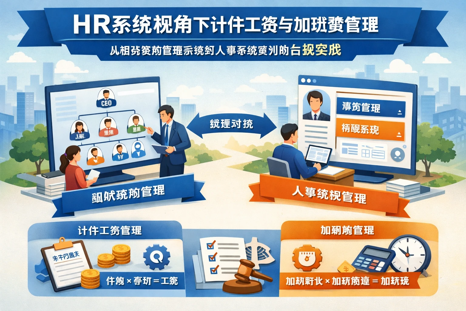 HR系统视角下计件工资与加班费管理：从组织架构管理系统到人事系统案例的合规实践