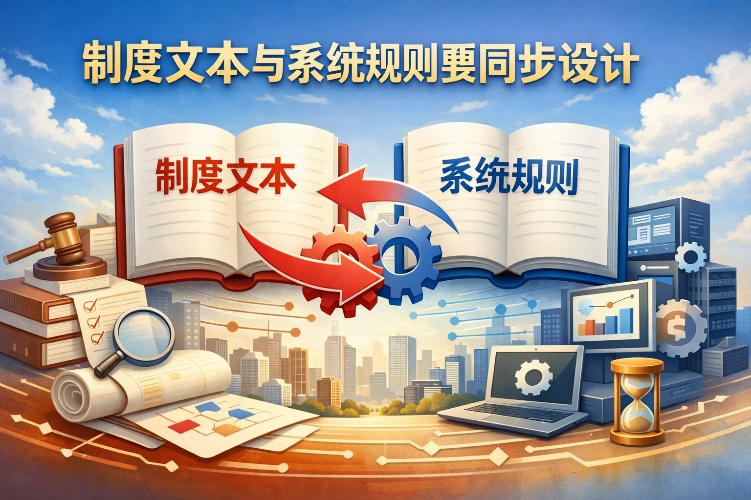 制度文本与系统规则要同步设计