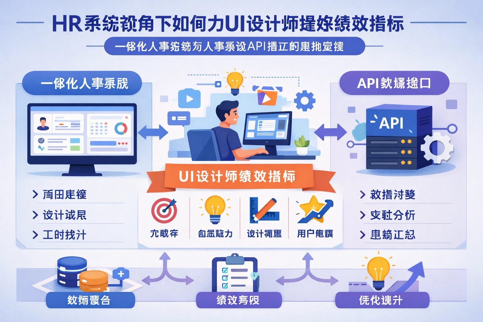 HR系统视角下如何为UI设计师提炼绩效指标：一体化人事系统与人事系统API接口的落地思路