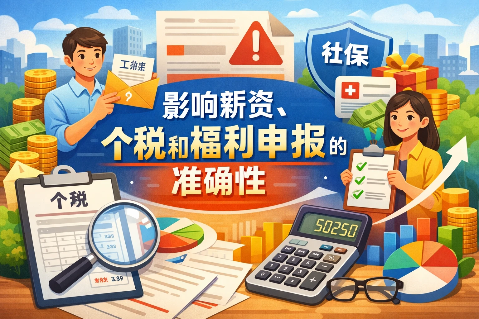 影响薪资、个税和福利申报的准确性