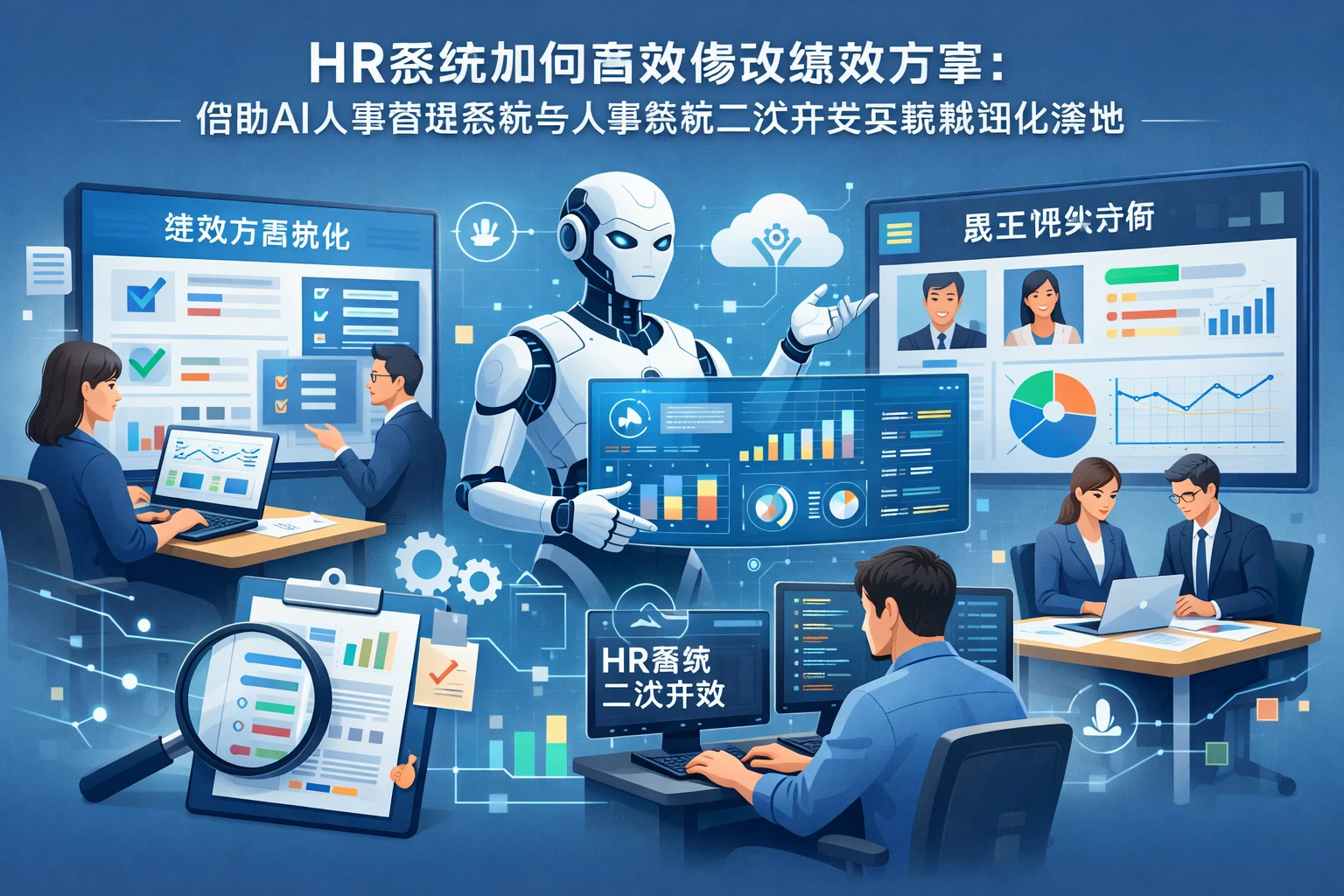 HR系统如何高效修改绩效方案：借助AI人事管理系统与人事系统二次开发实现精细化落地