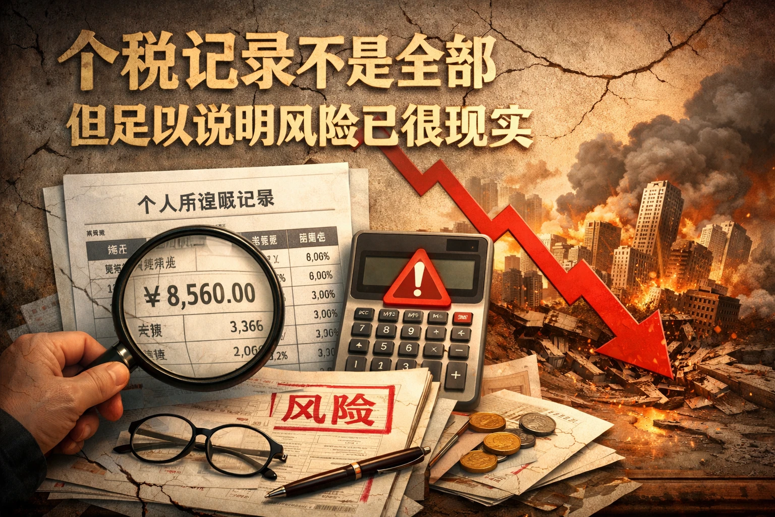 个税记录不是全部，但足以说明风险已很现实