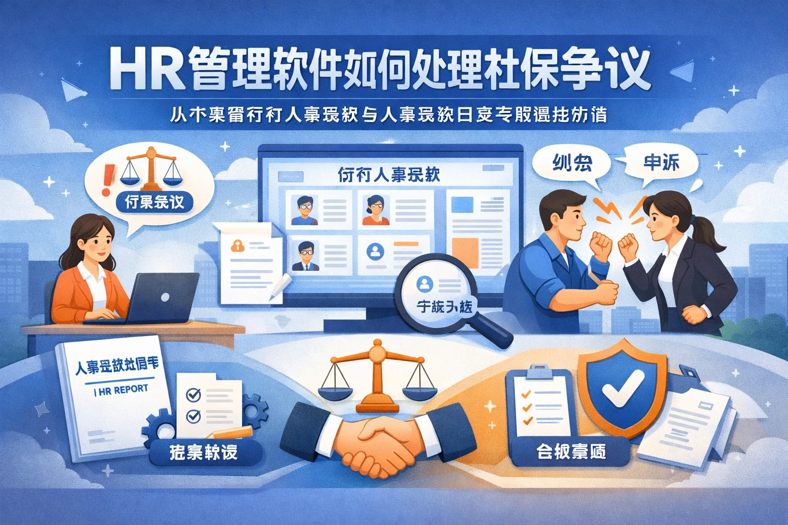 HR管理软件如何处理社保争议：从个案看钉钉人事系统与人事系统白皮书的落地价值