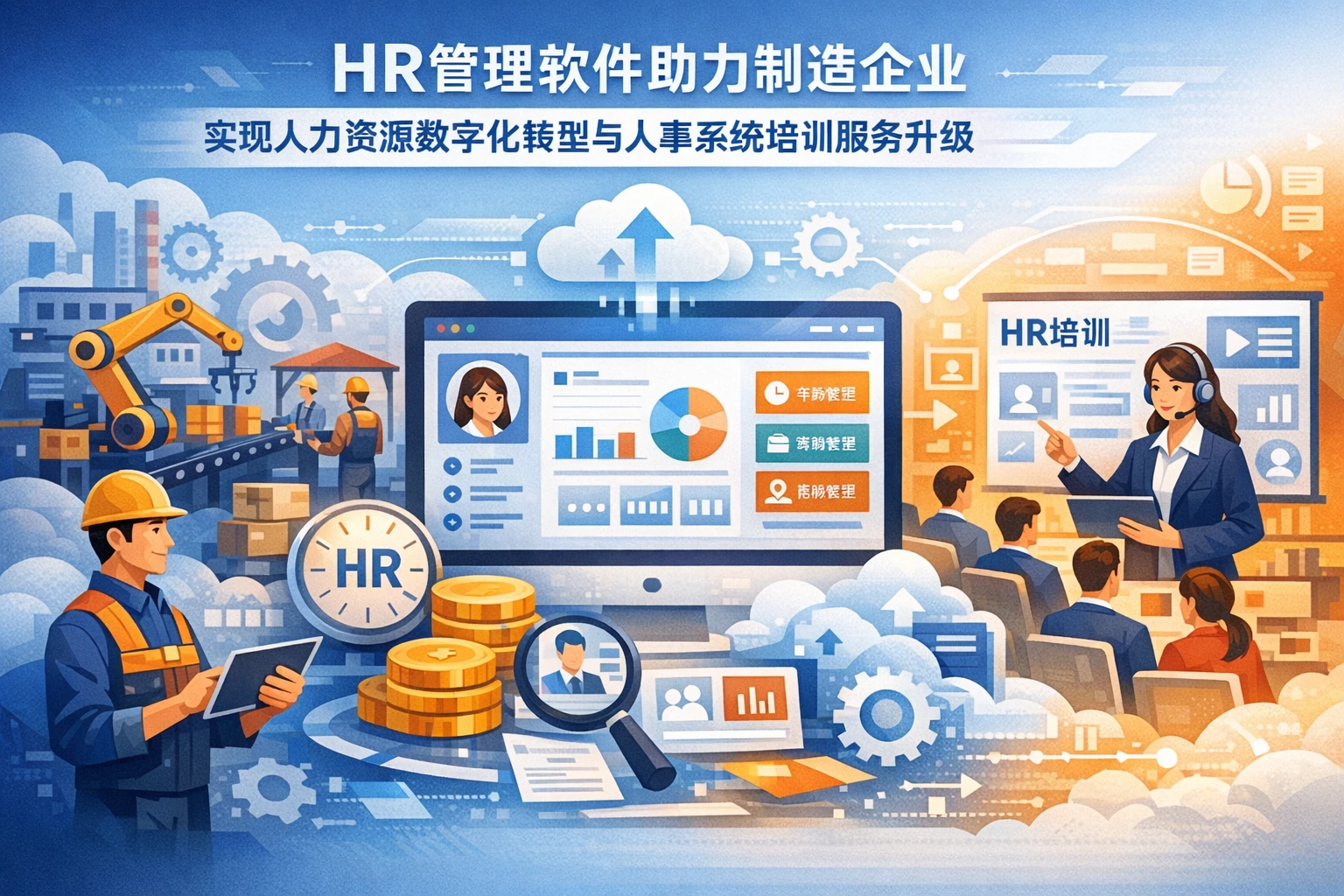 HR管理软件如何助力制造企业实现人力资源数字化转型与人事系统培训服务升级