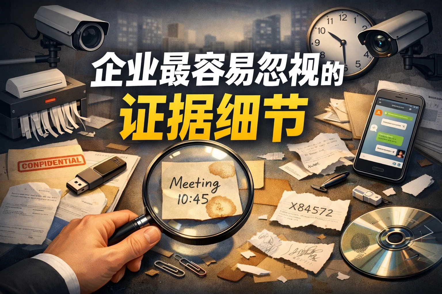企业最容易忽视的证据细节