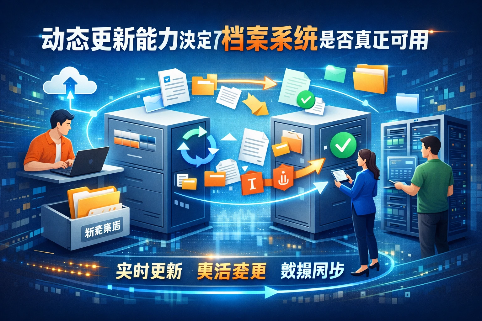 动态更新能力决定了档案系统是否真正可用