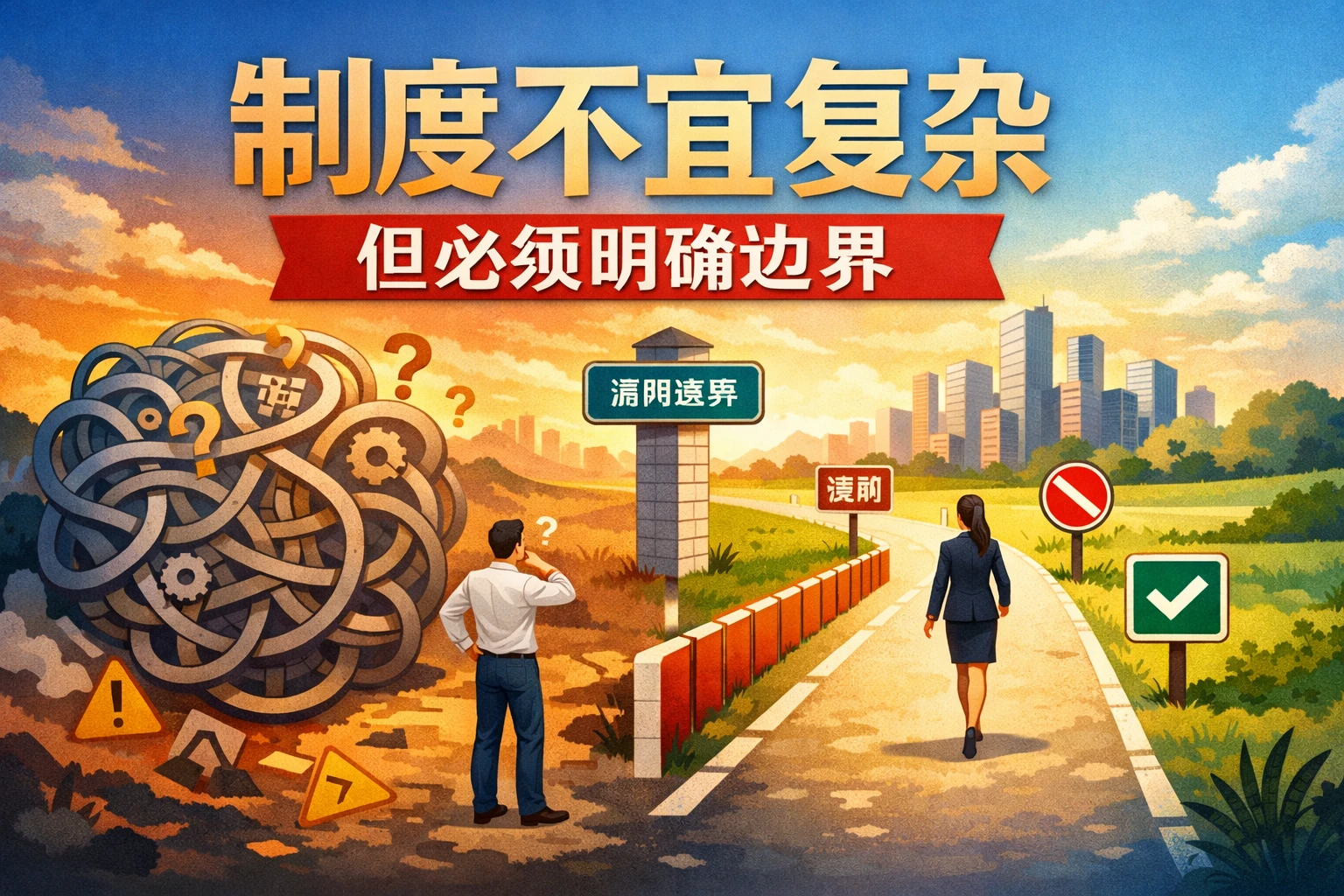 制度不宜复杂，但必须明确边界