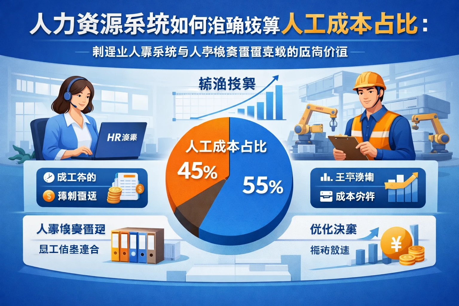 人力资源系统如何准确核算人工成本占比：制造业人事系统与人事档案管理系统的应用价值