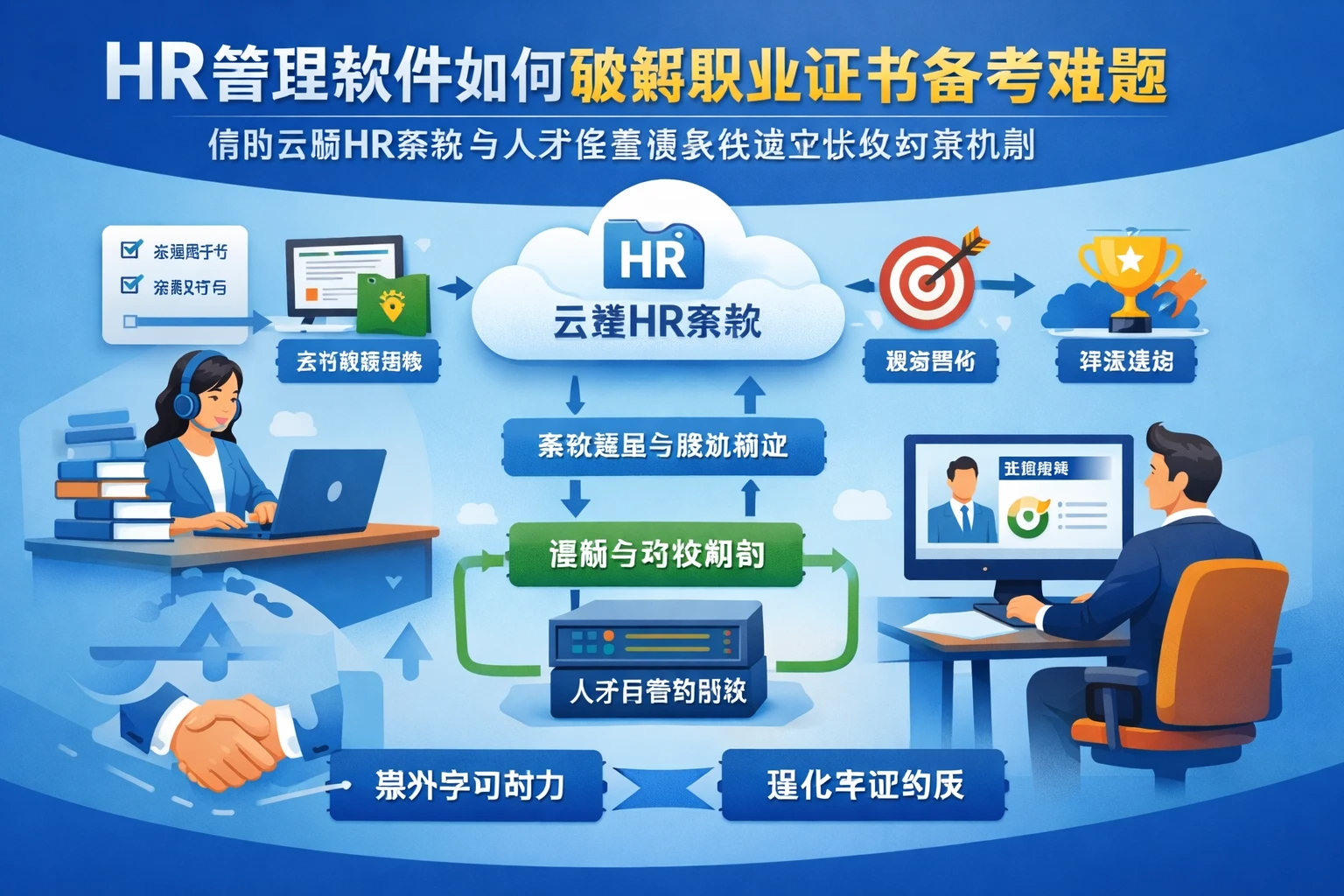 HR管理软件如何破解职业证书备考难题：借助云端HR系统与人才库管理系统建立长效约束机制