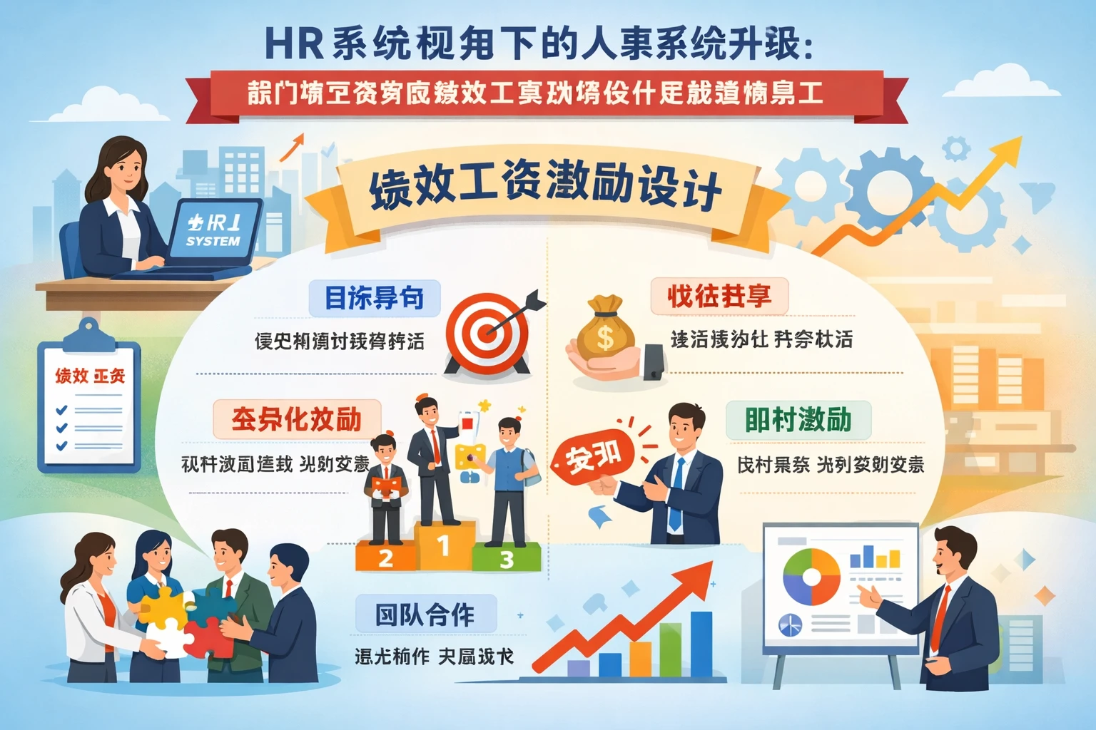 HR系统视角下的人事系统升级:部门独立核算后绩效工资如何设计更能激励员工