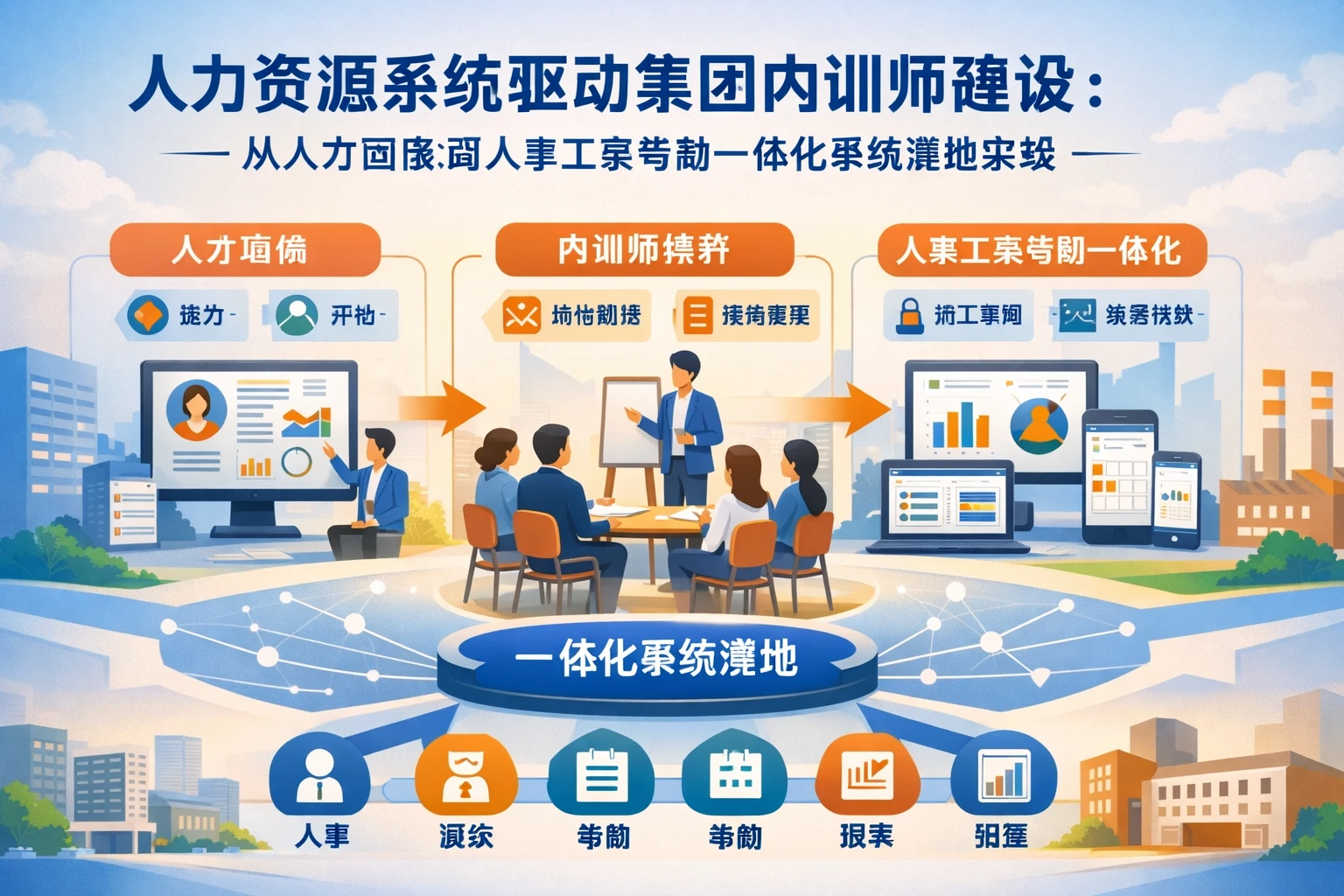 人力资源系统驱动集团内训师建设：从人才画像到人事工资考勤一体化系统落地实践