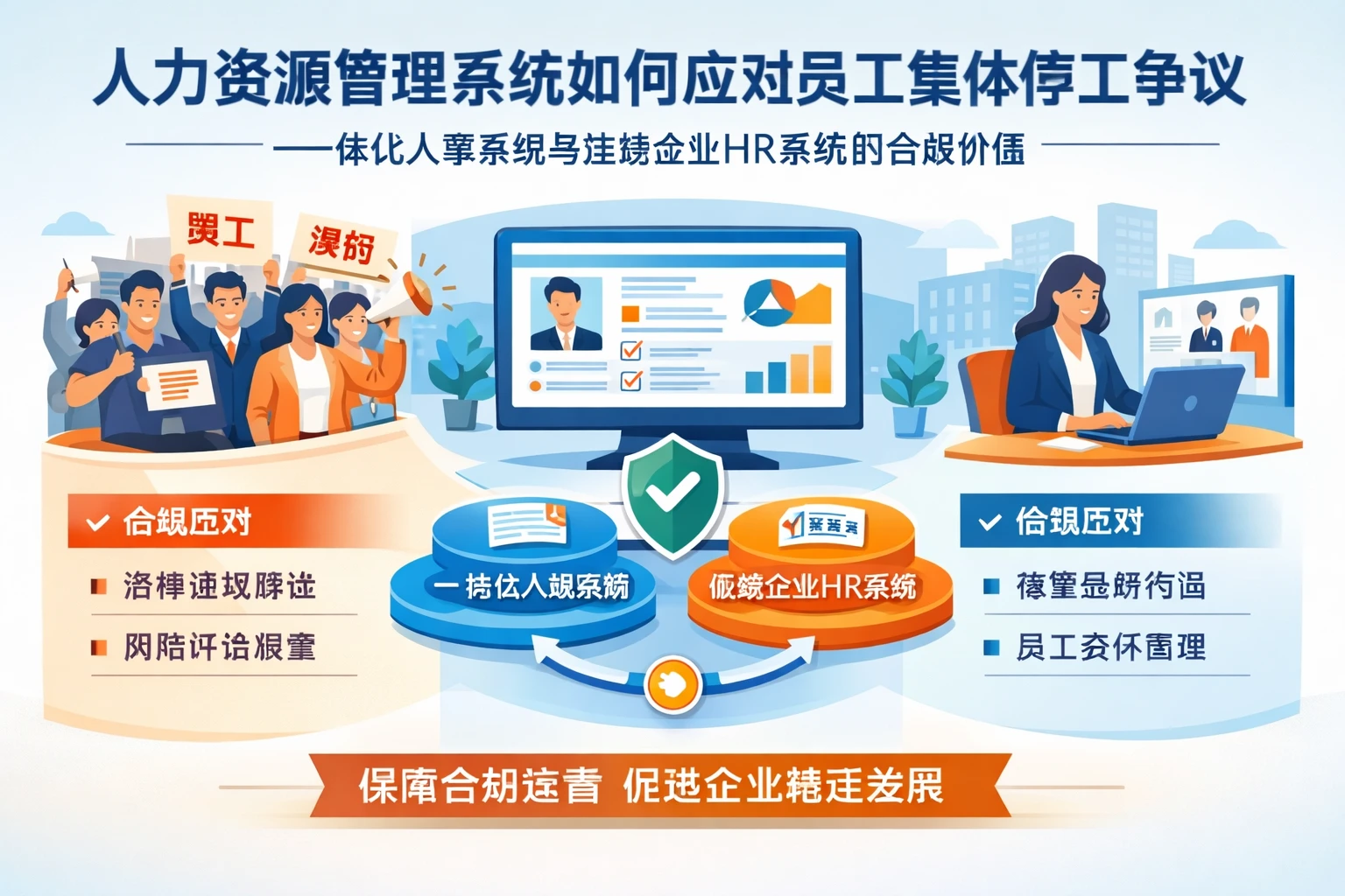 人力资源管理系统如何应对员工集体停工争议：一体化人事系统与连锁企业HR系统的合规价值