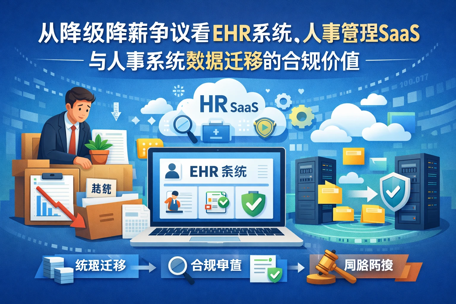 从降级降薪争议看ehr系统、人事管理SaaS与人事系统数据迁移的合规价值
