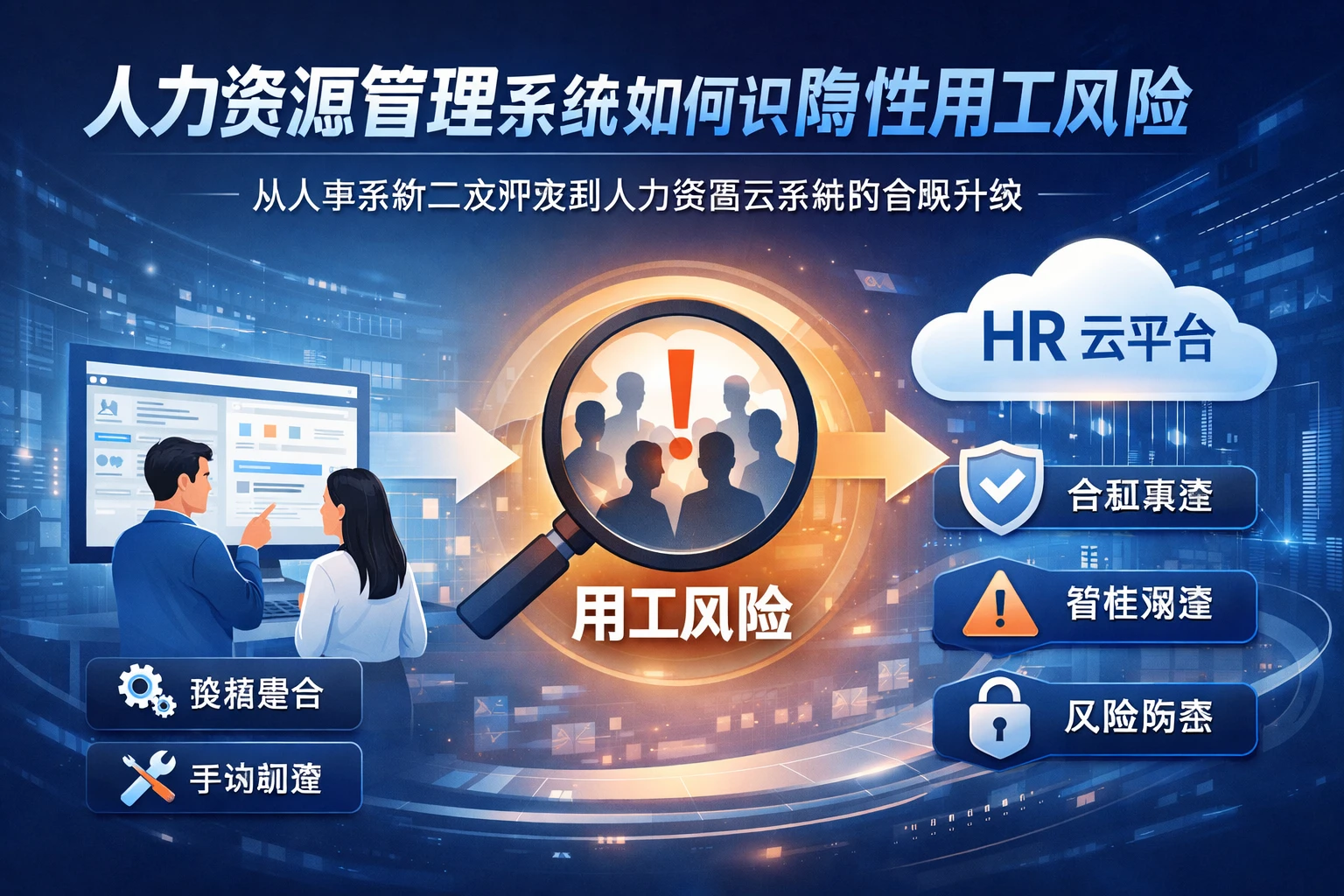 人力资源管理系统如何识别隐性用工风险：从人事系统二次开发到人力资源云系统的合规升级