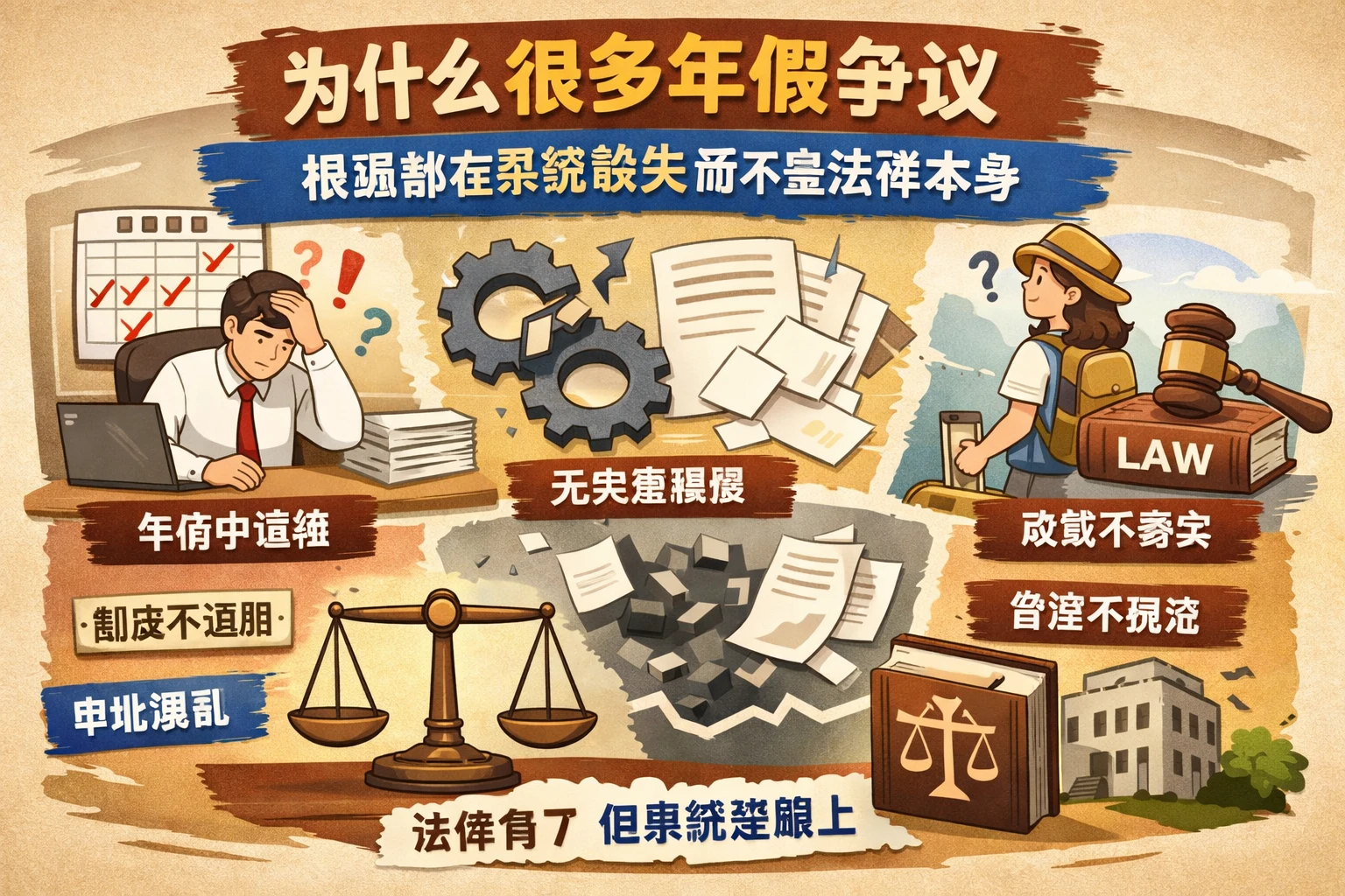 为什么很多年假争议，根源都在系统缺失而不是法律本身