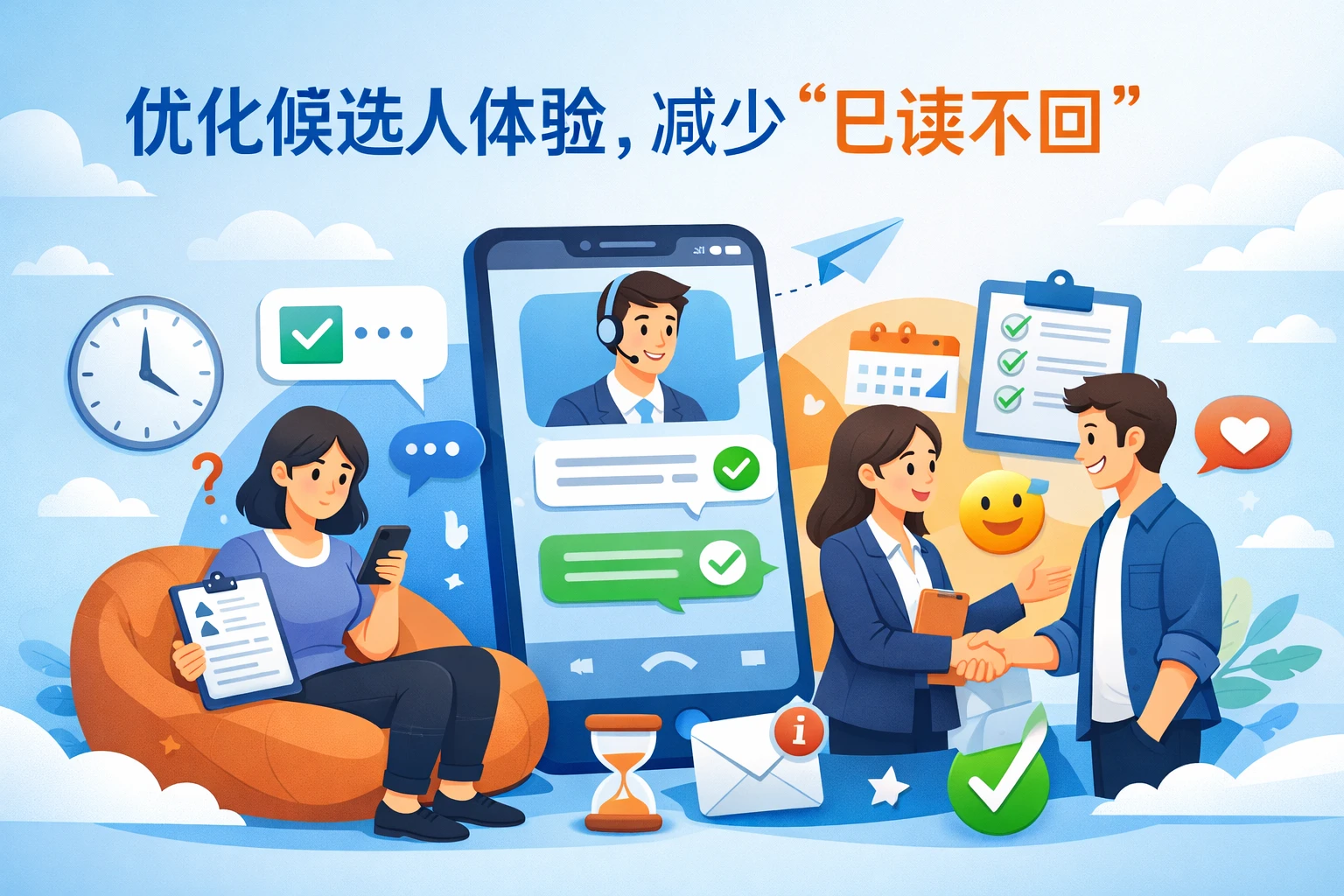 优化候选人体验,减少“已读不回”