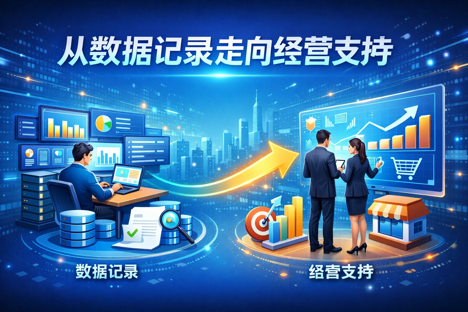 从数据记录走向经营支持