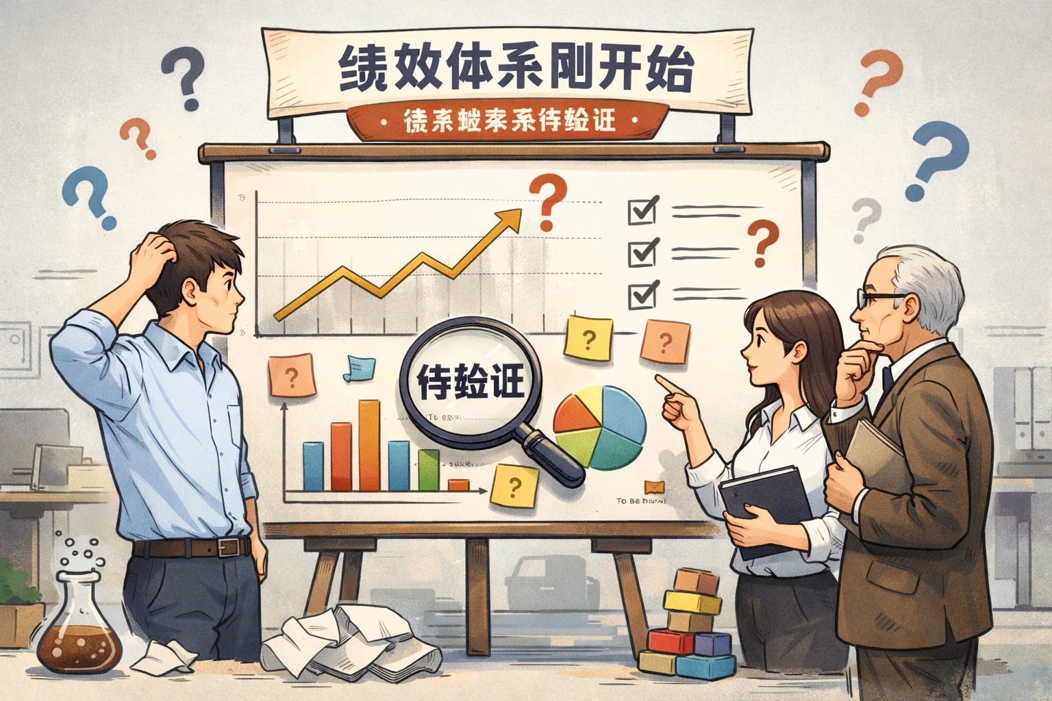 2. 绩效体系刚开始，指标尚未经过验证