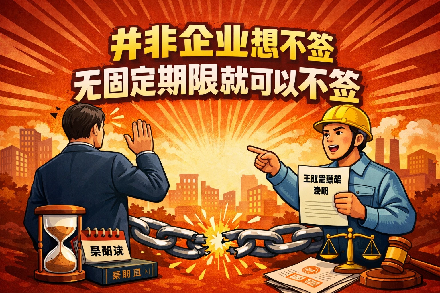 并非企业想不签无固定期限就可以不签