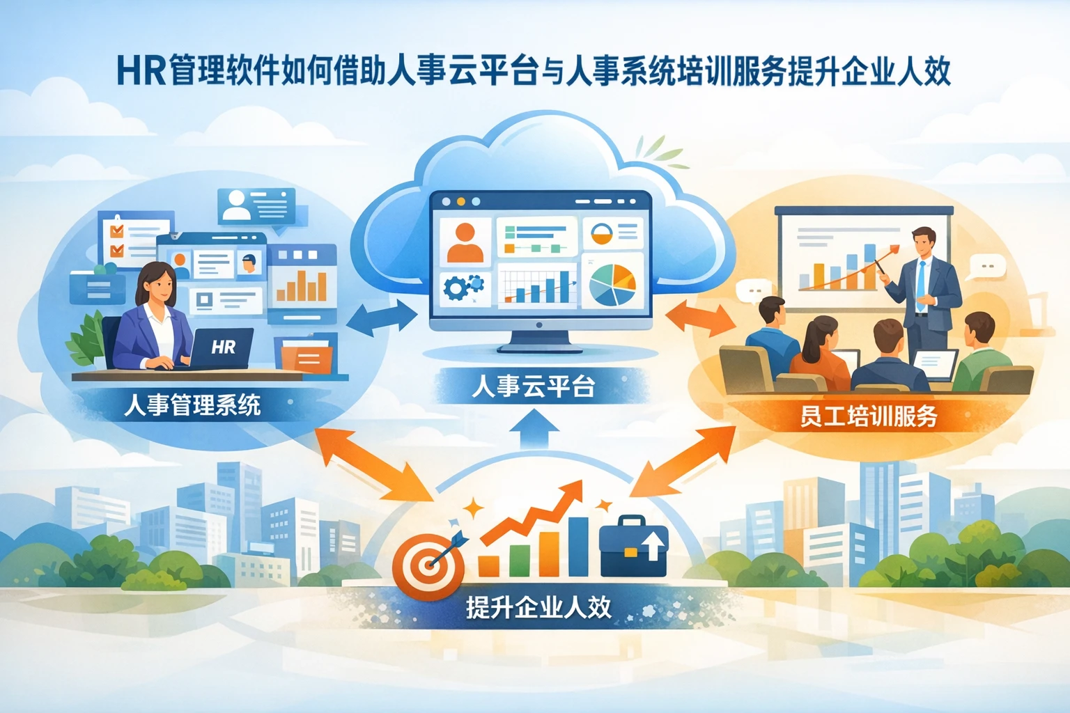 HR管理软件如何借助人事云平台与人事系统培训服务提升企业人效