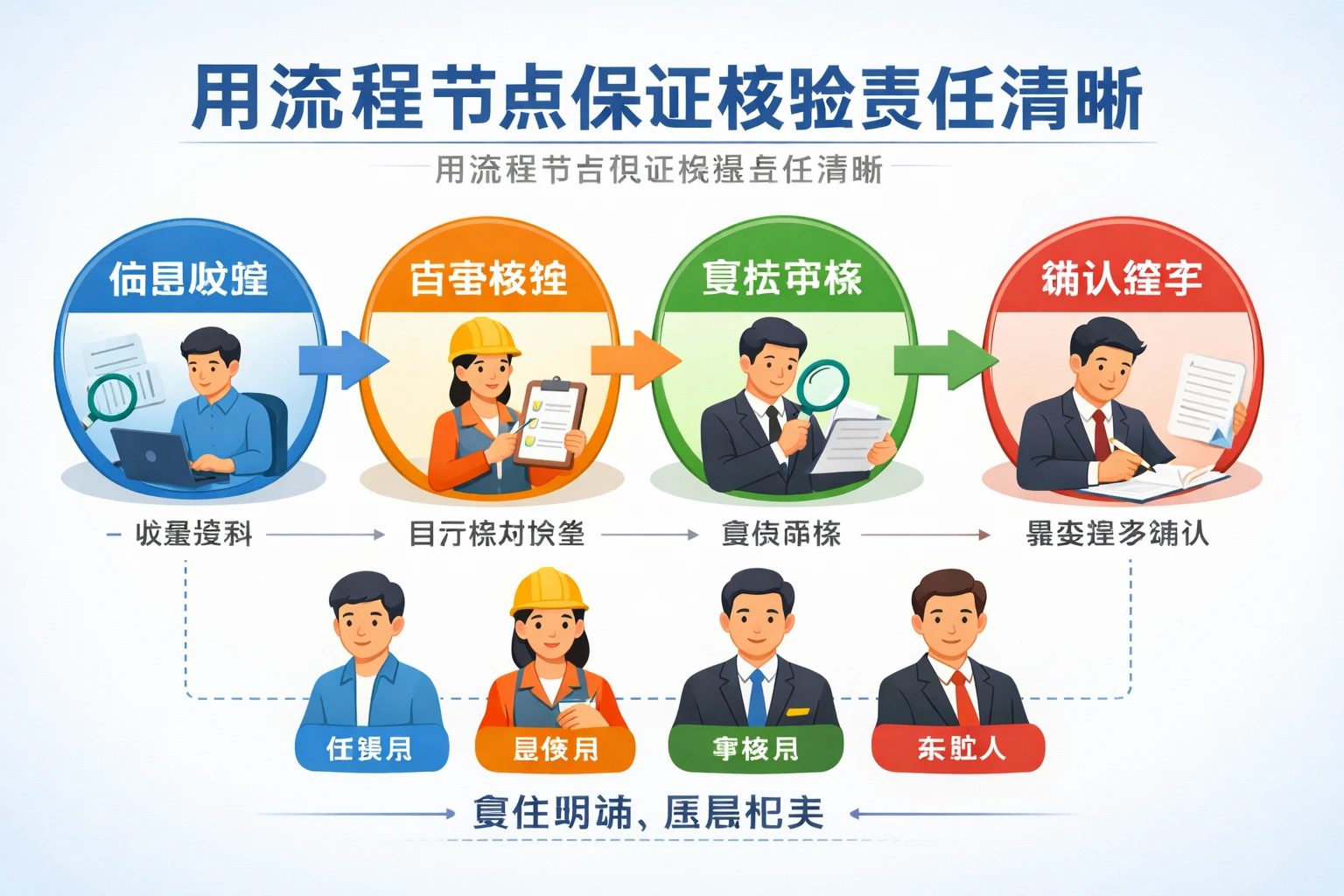 用流程节点保证核验责任清晰