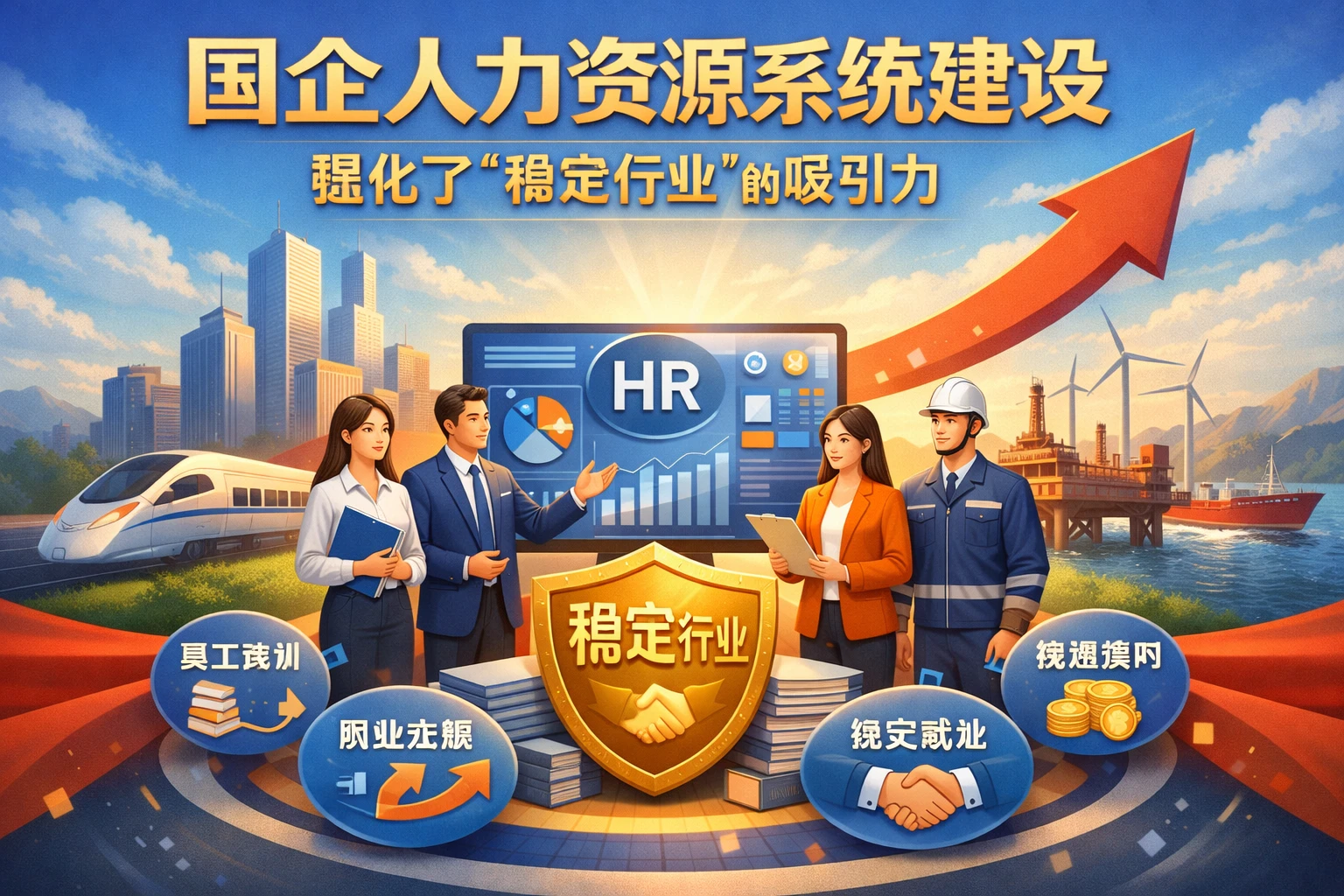 国企人力资源系统建设，强化了“稳定行业”的吸引力