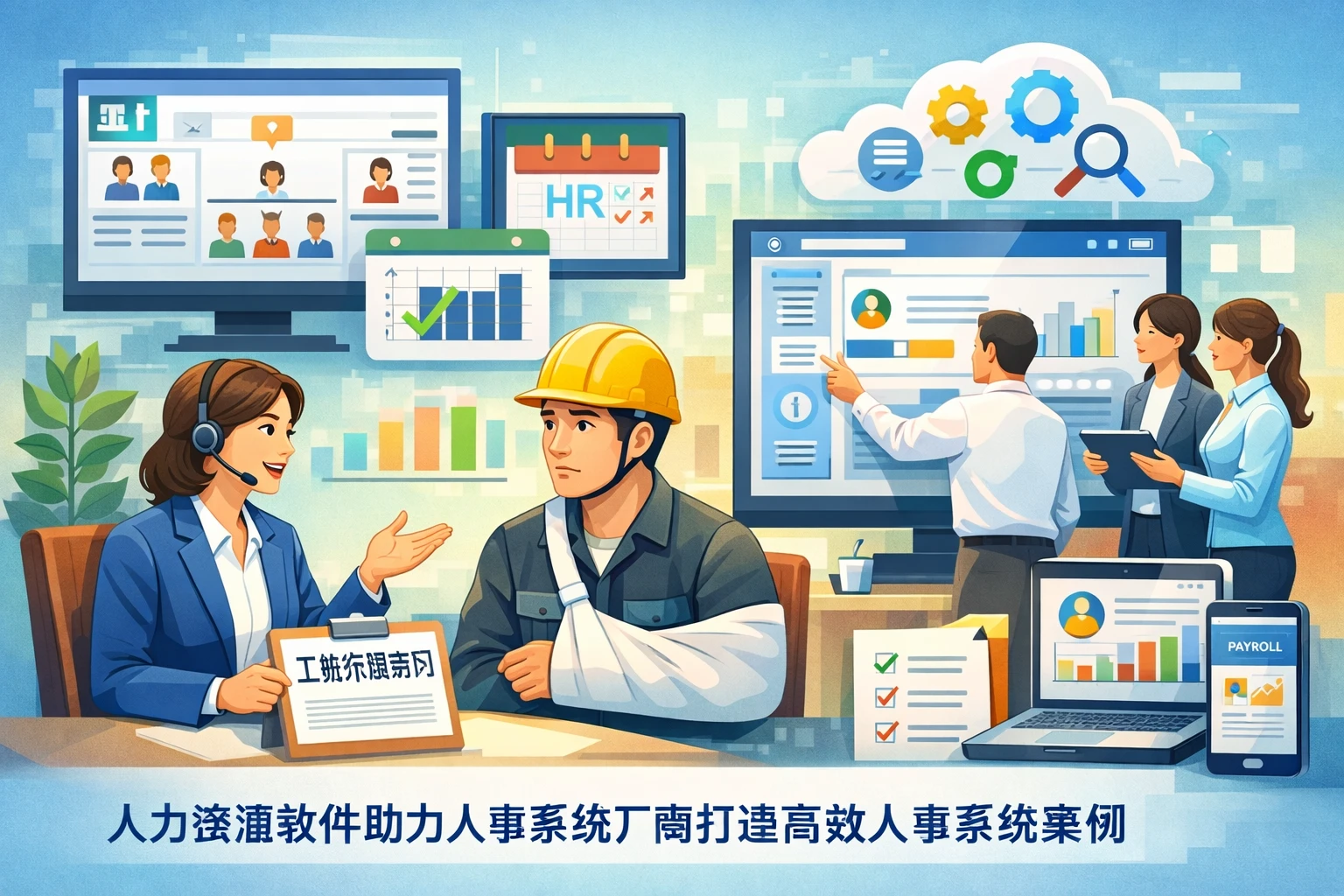 工伤问题咨询背后的人事管理升级：人力资源软件如何助力人事系统厂商打造高效人事系统案例
