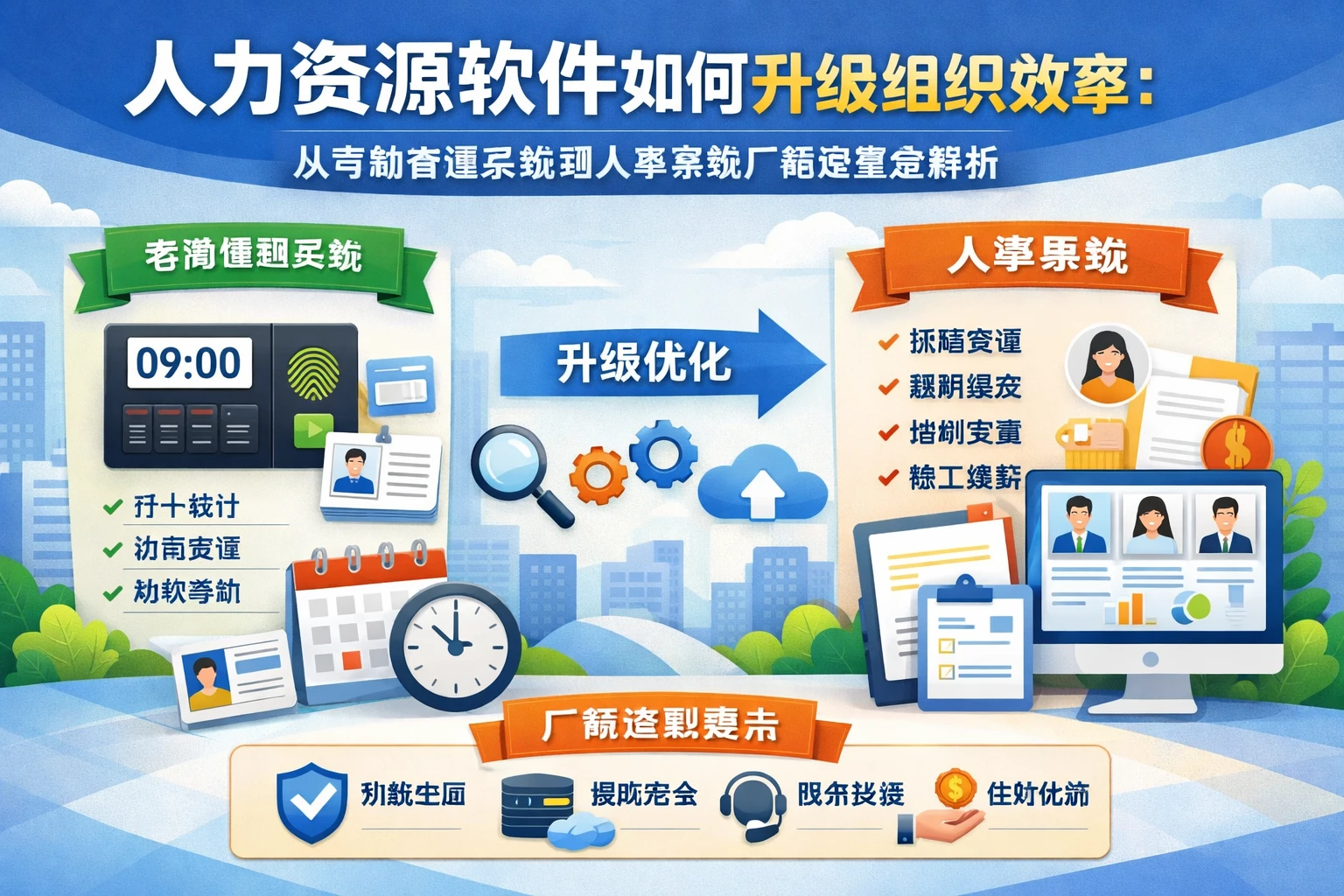 人力资源软件如何升级组织效率：从考勤管理系统到人事系统厂商选型全解析