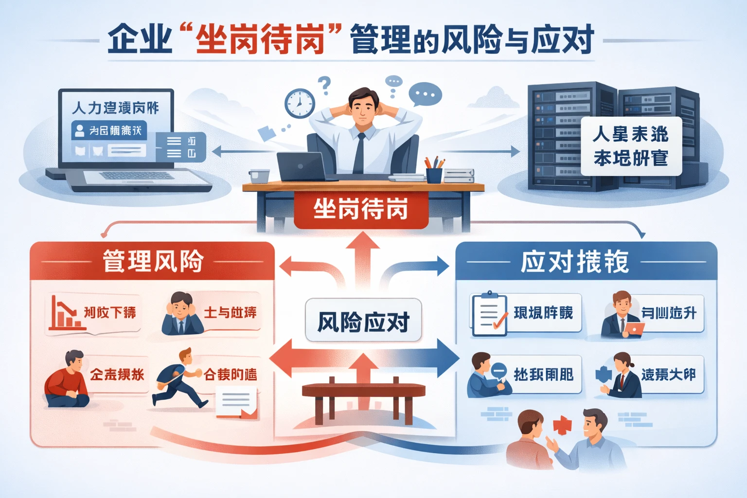 人力资源软件、员工自助系统与人事系统本地部署视角下，企业“坐岗待岗”管理的风险与应对