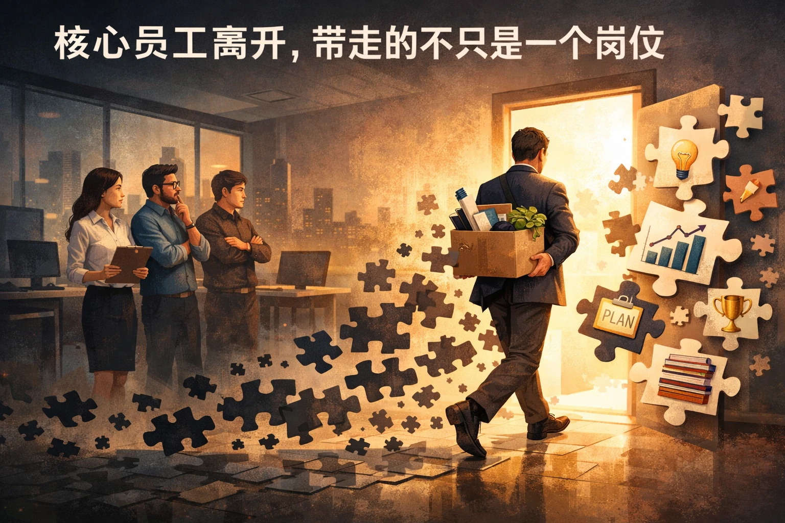 核心员工离开，带走的不只是一个岗位